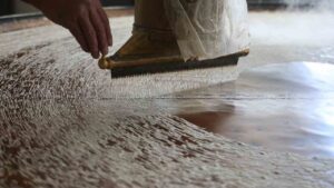 45 yıllık bakır ocakta geleneksel tel kadayıf