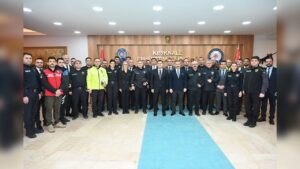 Vali Sarıibrahim’den İl Emniyet Müdürlüğüne Ziyaret