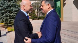 Süleyman Soylu’dan İçişleri Bakanı Çiftçi’ye ‘hayırlı olsun’ ziyareti