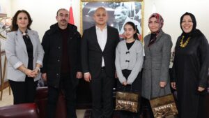 Kırıkkale İl Birincisi Begüm Belediyede Ağırlandı