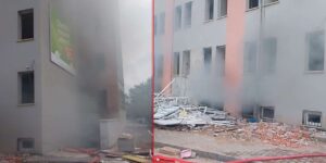 Eski Kırıkkale Sağlık Müdürlüğü binası alevlere teslim oldu: Mahalleli isyan etti