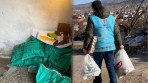 TDV Gönüllüsü 21 Aileye Destek Oldu