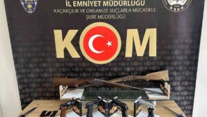 Kaçak silah operasyonu: 1 kişi tutuklandı