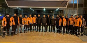 Kırıkkale’de gece saatlerinde temizlik mesaisi