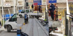 Kırıkkale’de cam kamyoneti ile tehlikeli yolculuk