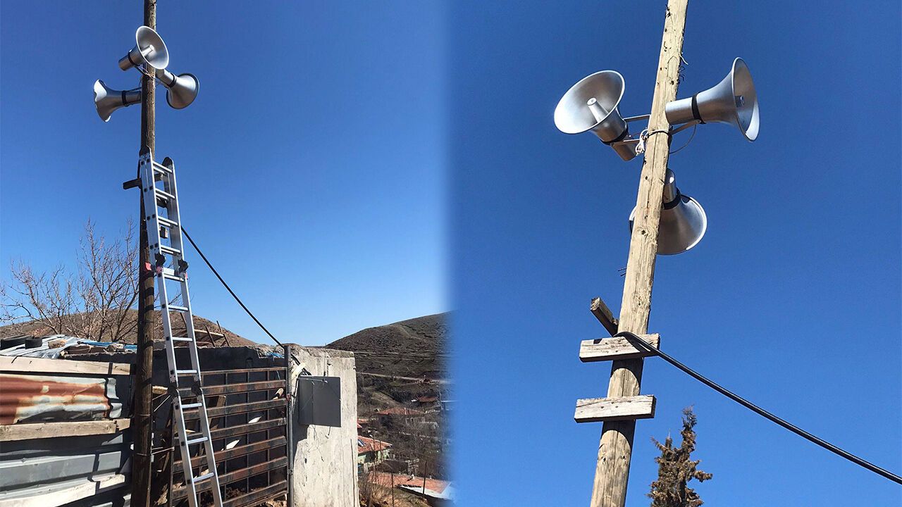 ahili-koyunde-ezan-sistemi-yenilendi,-hayirseverden-destek