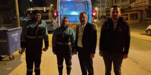 Pursaklar Belediyesi, temizlik için 24 saat sahada