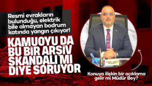 Eski Sağlık Müdürlüğü Binasındaki Yangın Sonrası Arşiv Soruları Gündemde!