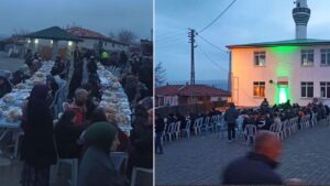 Mahmutlar Şarklısı Köyü’nde Geleneksel İftar Sofrası Kuruldu