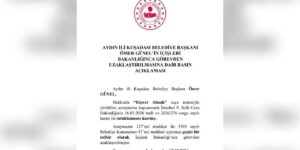 Kuşadası Belediye Başkanı Ömer Günel görevden uzaklaştırıldı