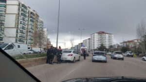 Kırıkkale girişinde trafik kazası