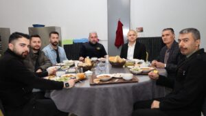 Başkan Ahmet Önal Personelle Bayramlaştı