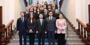 Adalet Bakanı Gürlek, gazetecilerle bayramlaştı