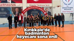 Kırıkkale’de badminton heyecanı sona erdi