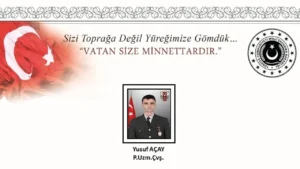 Ağrı’da Askeri Araç Kazası: Piyade Uzman Çavuş Yusuf Açay Şehit Oldu