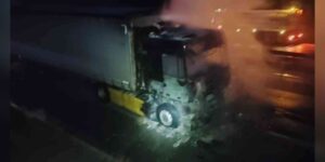 Alevlere teslim olan seyir kullanılamaz hale geldi