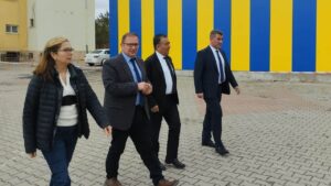 Rahmi Güney Eğitim Yatırımlarını Yerinde İnceledi
