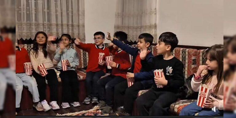 Minikler Keskin’de beyaz perdeyle buluştu