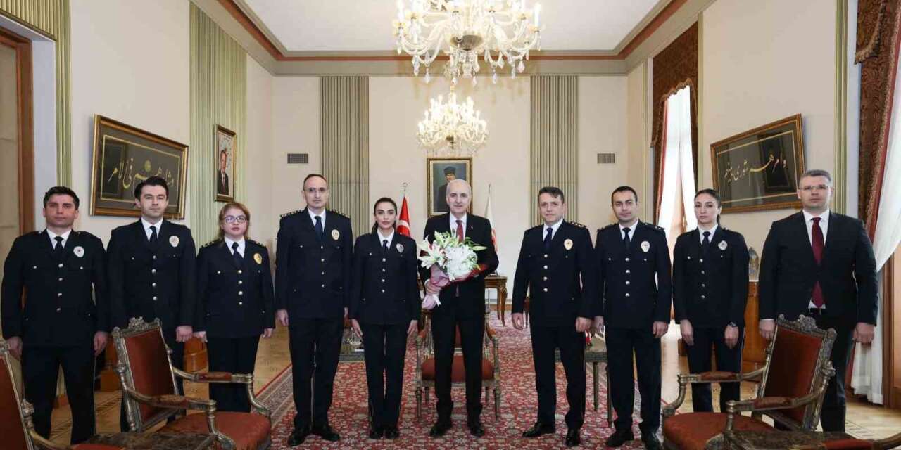 tbmm-baskani-kurtulmus,-tbmm-koruma-daire-baskani-celik-ve-emniyet-mensuplarini-kabul-etti