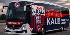 Mersin’de Kırıkkale rüzgarı: Kırıkkale FK taraftarları tribünde yerini aldı!