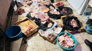 Kasap Dükkanında Mide Bulandıran Görüntü