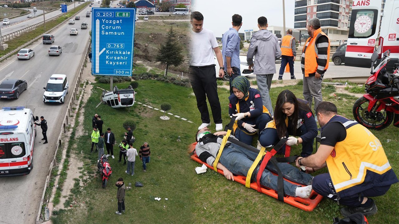 kirikkale’de-motosiklete-carpan-arac-takla-atti