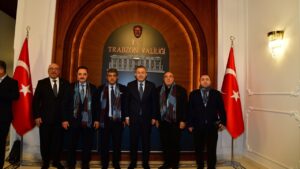 TİMBİR Heyetinden Trabzon Valisi Tahir Şahin’e Ziyaret