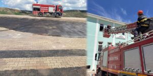 Sulakyurt’ta alarm verildi: İtfaiye ekiplerinden hastanede gövde gösterisi!