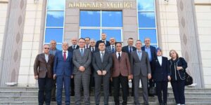 Kırıkkale Valiliği’nde önemli kabul! İrfan Coşkun ve heyeti ziyaret etti