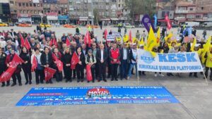 Emek ve Demokrasi Güçleri Alanlardaydı