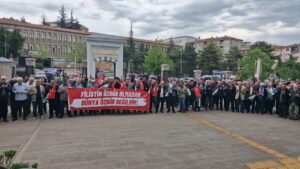 Kırıkkale’de Küresel Sumud Filosu’na Müdahaleye Tepki