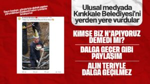 Kırıkkale Belediyesi’nin ‘1 Mayıs’ paylaşımı ulusal medyada geniş yankı uyandırdı! ‘Dalga geçer gibi paylaşım!’