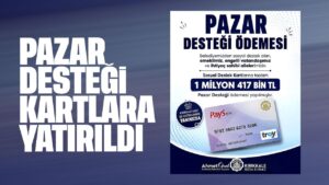 Kırıkkale Belediyesi’nden ihtiyaç sahiplerine 1 milyon 417 bin TL pazar desteği