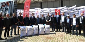 Sulakyurt’ta üreticilere sertifikalı çeltik tohumu desteği