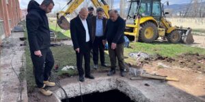 Yeşil Vadi Su Birliği’nde bakım çalışması yapılıyor