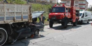 Feci kazada anne öldü, oğlu ağır yaralandı