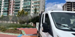 Yahşihan’da park ve yeşil alanlarda haşereyle mücadele