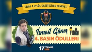 İsmail Güneş’in Adı Ödüllerle Yaşayacak