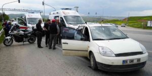 Kırıkkale’de iki otomobil çarpıştı: 7 yaralı