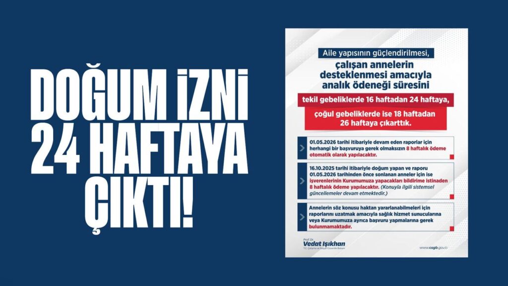 bakan-isikhan-duyurdu:-dogum-izni-16-haftadan-24-haftaya-cikarildi