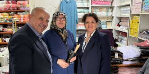Keskin’de duygulandıran kareler: Ekmel Cönger annelerin kapısını çaldı