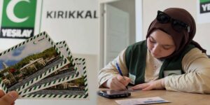 Dijital mesaj değil el yazısı! Kırıkkale Yeşilay gelenekleri canlandırdı