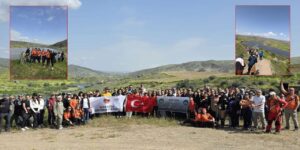 Kızılırmak kıyısında renkli görüntüler! Kırıkkale’de dağcılar bu kez sosyal sorumluluk için toplandı
