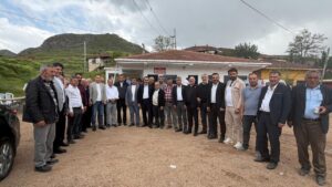 AK Parti Teşkilatı Delice’de Sahadaydı