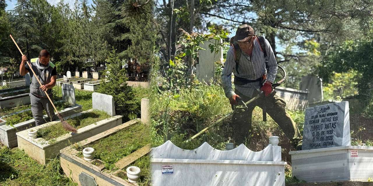 bayram-oncesi-hummali-calisma:-kirikkale’de-kabristanlar-temizleniyor