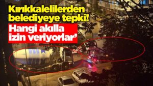Kırıkkalelilerden belediyeye tepki! Hangi akılla izin veriyorlar?