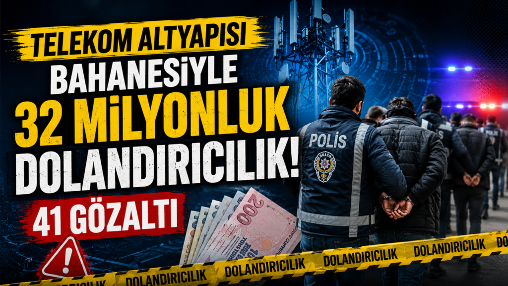 telekom-altyapisi-bahanesiyle-32-milyonluk-dolandiricilik:-41-gozalti
