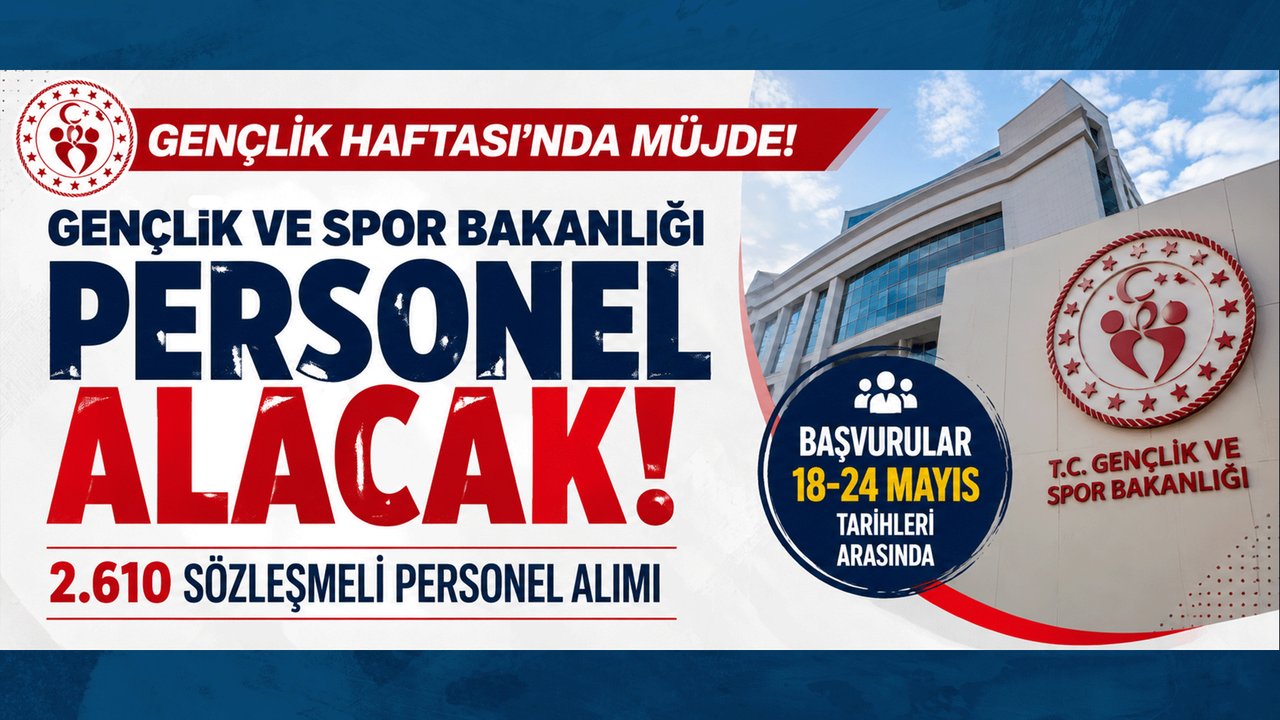 genclik-ve-spor-bakanligi-2-bin-610-personel-alacak