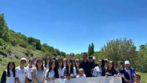 Beylikova’da gençlik doğa için yürüdü