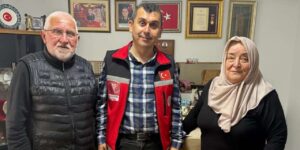 Şehit ailelerini duygulandıran ziyaret